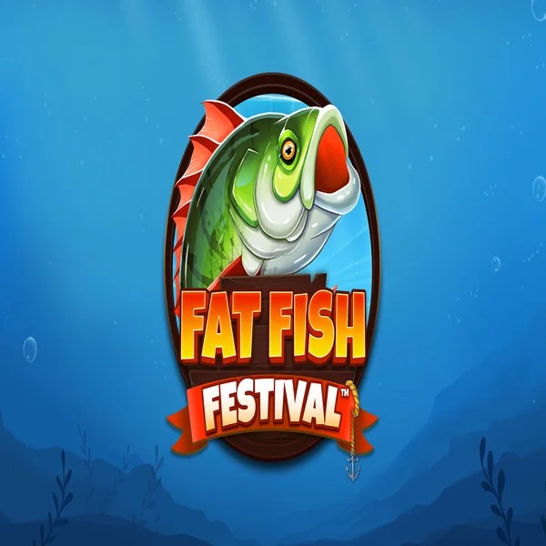 Fat Fish Festival slot logo by Wishbone Games at Beep Beep Casino